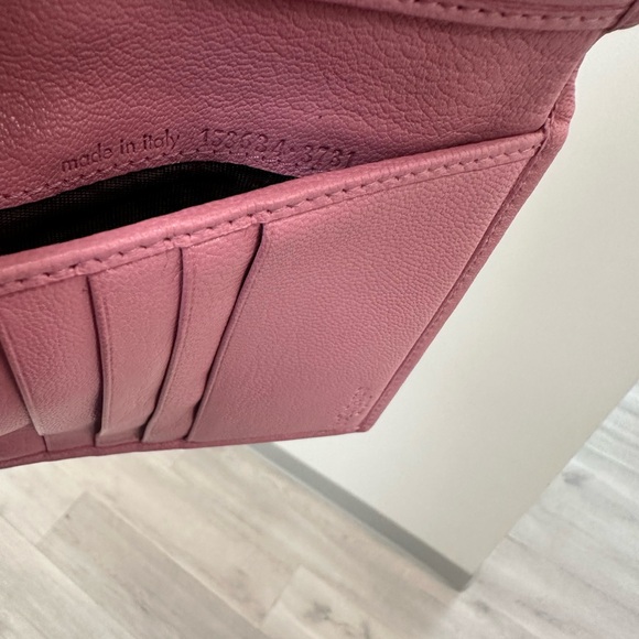 Yves Saint Laurent Pink and Cream Woven Clutch - Picture 13 of 13